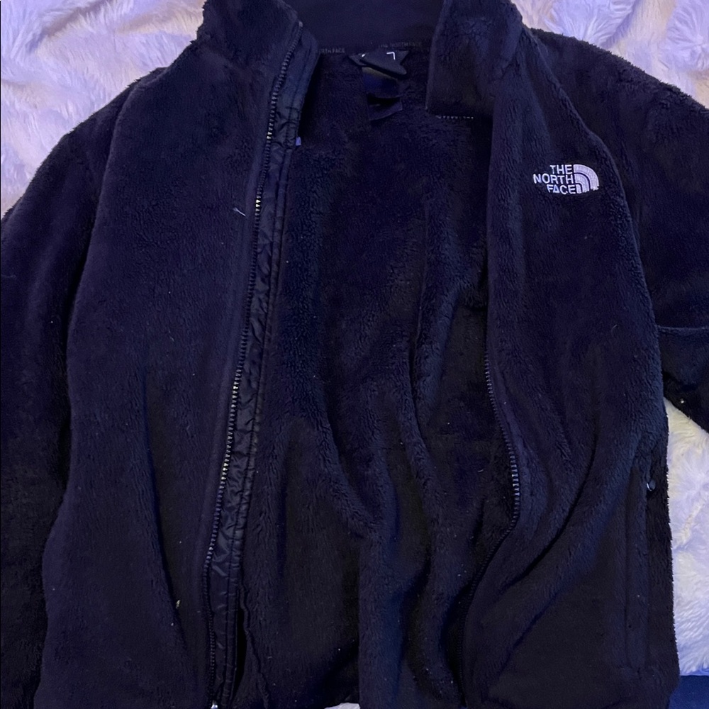 The North Face Black Plush Zip Fleece